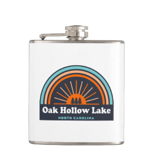 Flasques Oak Hollow Lake Caroline du Nord Rainbow