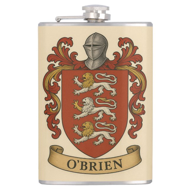 Flasques O'Brien Coat of Arms Flask (Devant)
