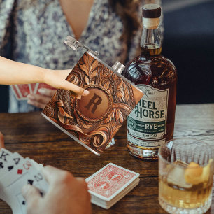 Flasques Occidental Outils en cuir Impression personnalisée