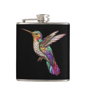 Flasques Oiseau de mer Portrait animal Verre tendu Art