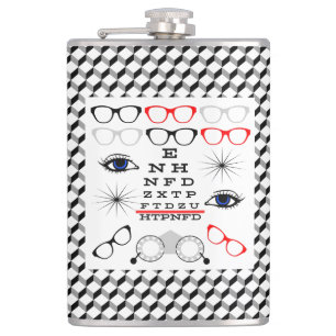 Flasques Optique Ophtalmologiste Opticien Motif