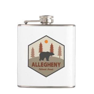 Flasques Ours forestier national d'Allegheny