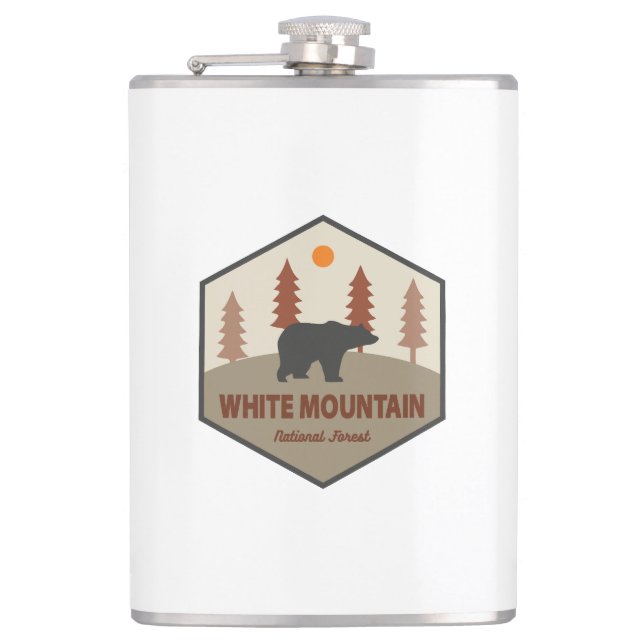Flasques Ours forestier national de White Mountain (Devant)