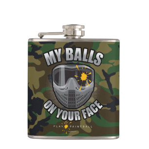 Flasques Paintball sur votre visage
