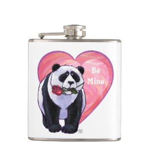 Flasques Panda Bear Saint Valentin
