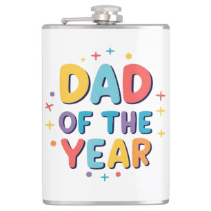 Flasques Papa de l’année - Drôle cadeau de fête du Père
