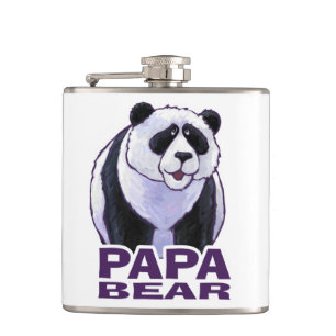 Flasques Papa Panda Bear