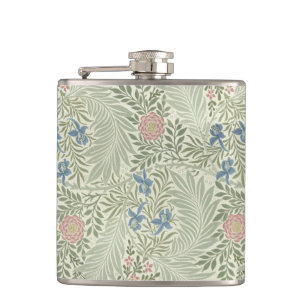 Flasques Papier peint floral de William Morris Larkspur