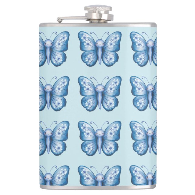 Flasques Papillon bleu (Devant)