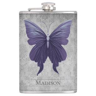 Flasques Papillon jaune pourpre