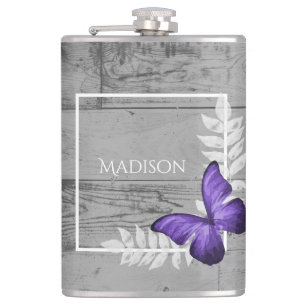 Flasques Papillon pourpre Fiole russe