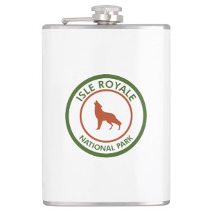 Flasques Parc national de l'Isle Royale Loup