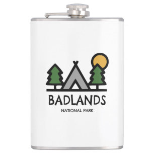 Flasques Parc national des Badlands