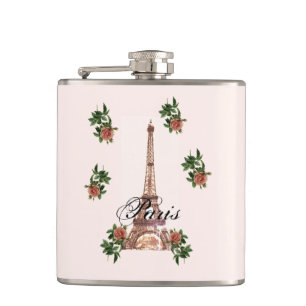 Flasques Paris - La Tour Eiffel pastel Tour Eifelturm Rose