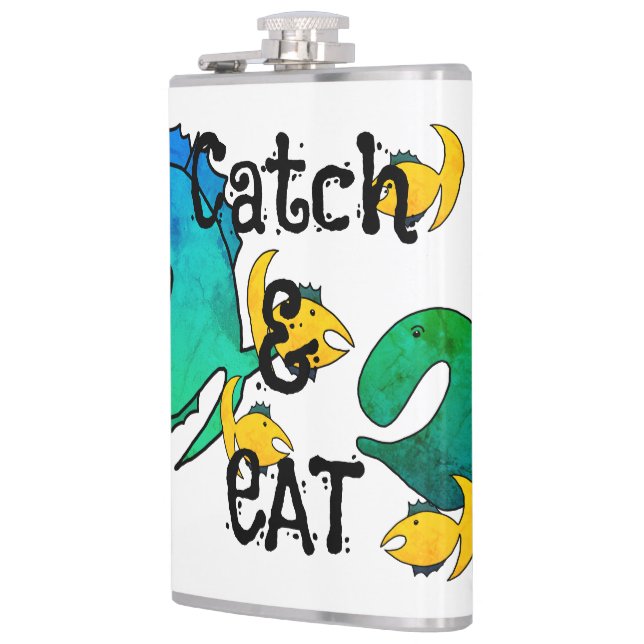 Flasques Parti pêcher attraper et manger (Gauche)