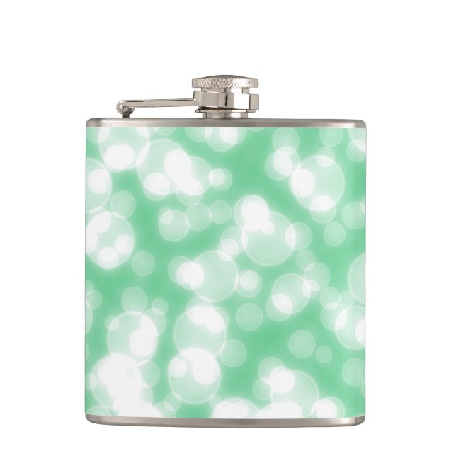 Flasques Parties scintillant verte Faux foil Confetti (Devant)
