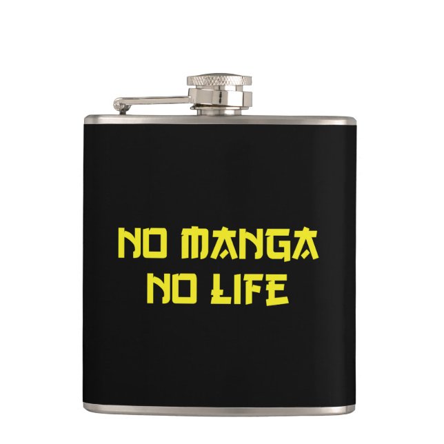 FLASQUES PAS DE MANGA PAS DE VIE (Devant)