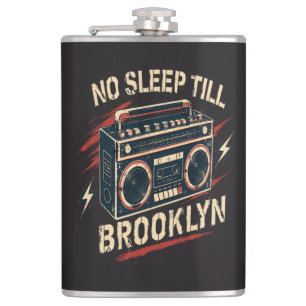 Flasques Pas de sommeil Boombox Rétro Vintage
