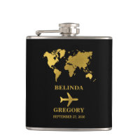 Passeport Mondial Mariage de Destination Noir Or
