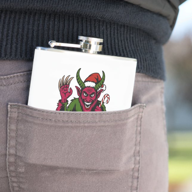 Flasques Passez un Noël de Krampus tout petit (En situation)