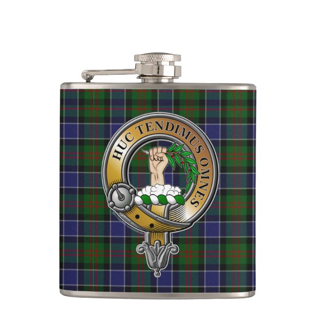 Flasques Paterson Tartan & Badge (Devant)