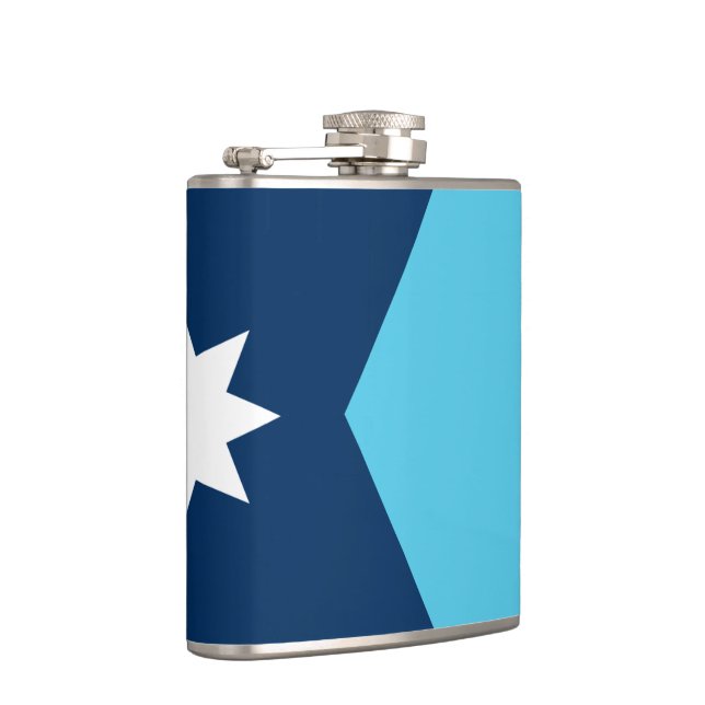 Flasques Patriotic flask with Flag of Minnesota, USA (Droite)