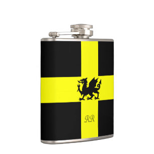 Flasques Patriotique Galles Dragon St Davids Hip Flask