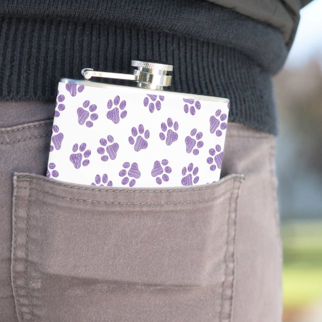 Flasques Patrouilles de Doodle, Paws de Chien, Paws De Purp (En situation)