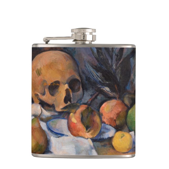 Flasques Paul Cezanne - Nature morte au crâne (Devant)