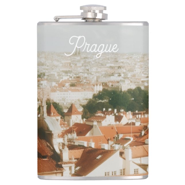 Flasques Paysage urbain de Prague Souvenir (Devant)