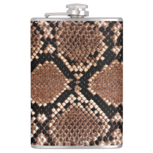 Flasques Peau de Crotale Diamondback Occidental