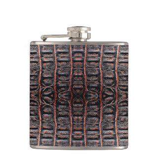 Flasques Peau vintage de crocodile
