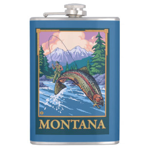 Flasques Pêche à la mouche - Montana