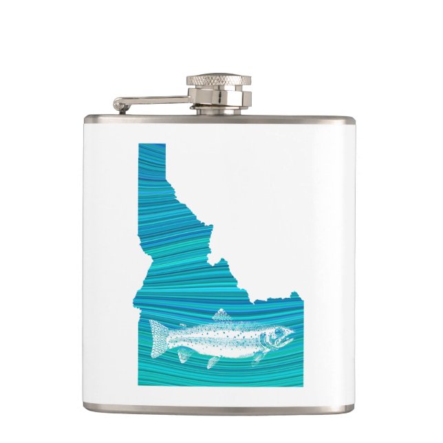 Flasques Pêche à la vague dans l'Idaho (Devant)