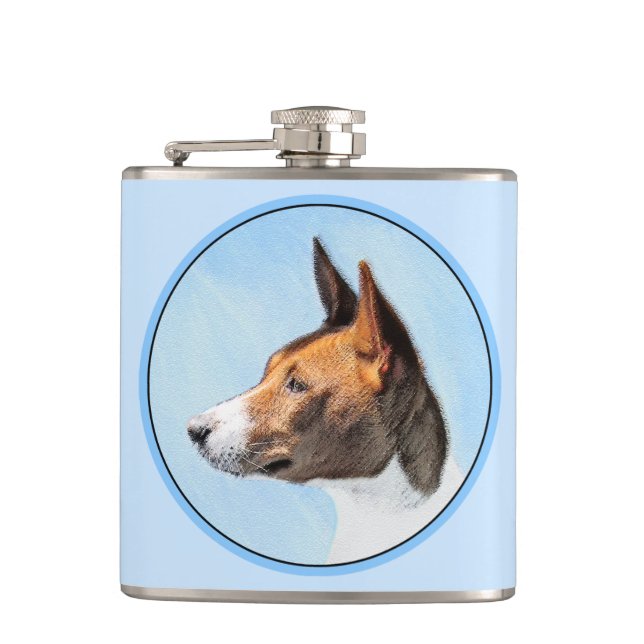 Flasques Peinture Basenji - Belle Art Original (Devant)