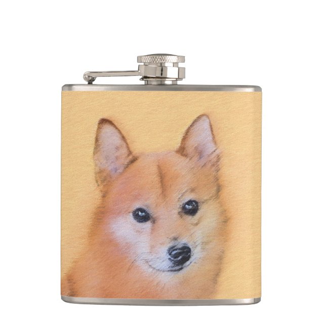Flasques Peinture finlandaise Spitz - Jote Original Chien A (Devant)