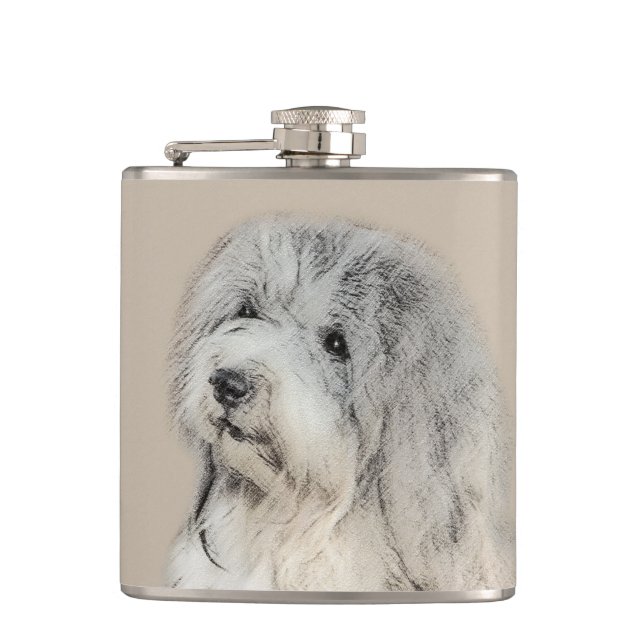 Flasques Peinture Havanaise (Gold Sable) - Art Chien origin (Devant)