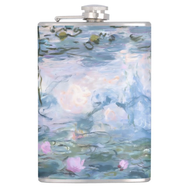 Flasques Peinture impressionniste de Claude Monet sur les n (Devant)