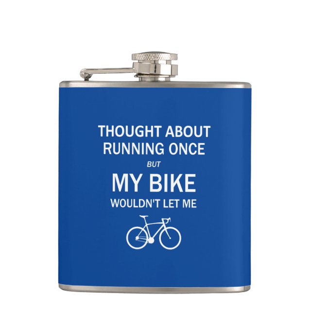 Flasques Pensé à courir mais mon vélo ne m'aurait pas laiss (Devant)