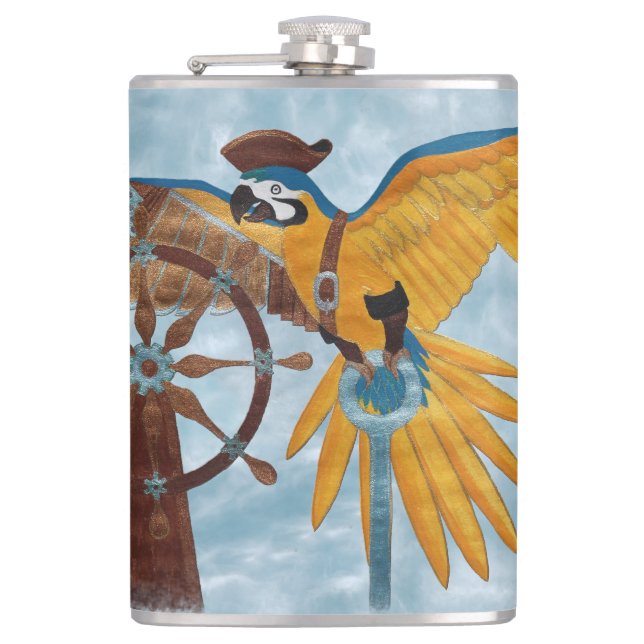 Flasques Perroquet de pirates (Devant)