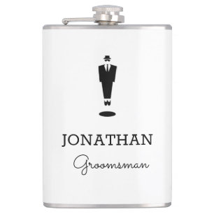 Flasques Personnalisé Groomsman Gift Party personnalisé
