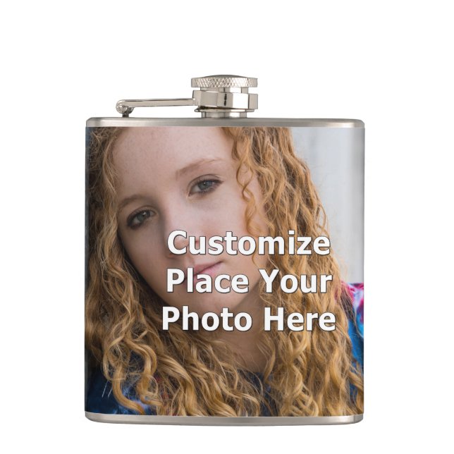 Flasques Personnaliser avec votre photo (Devant)