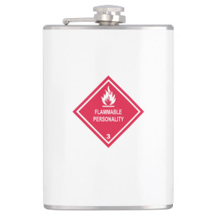 Flasques Personnalité inflammable