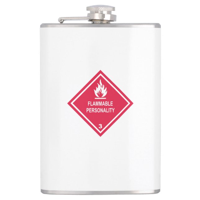 Flasques Personnalité inflammable (Devant)
