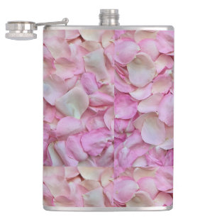 Flasques Pétales rose rose Motif