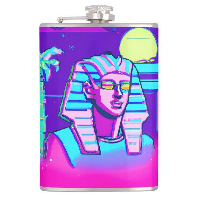 Flasques Pharaon Synthwave (Devant)