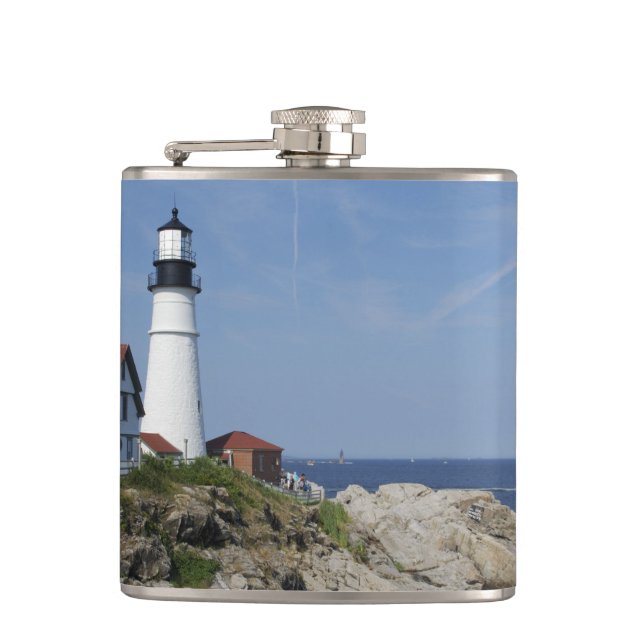 Flasques Phare de Portland Head, Cape Elizabeth, Maine, (Devant)