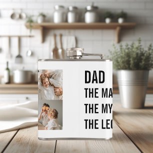Flasques Photo Collage moderne Cadeau papa