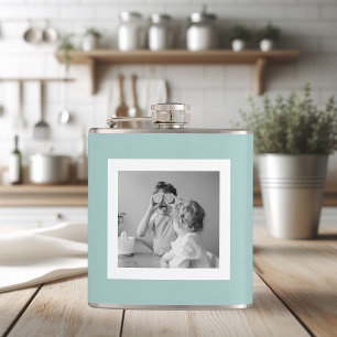 Flasques Photo Famille Moderne Mint Simple Lovely Cadeau