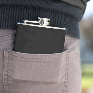 Flasques Photo noire et blanche captivante d'un Vintage